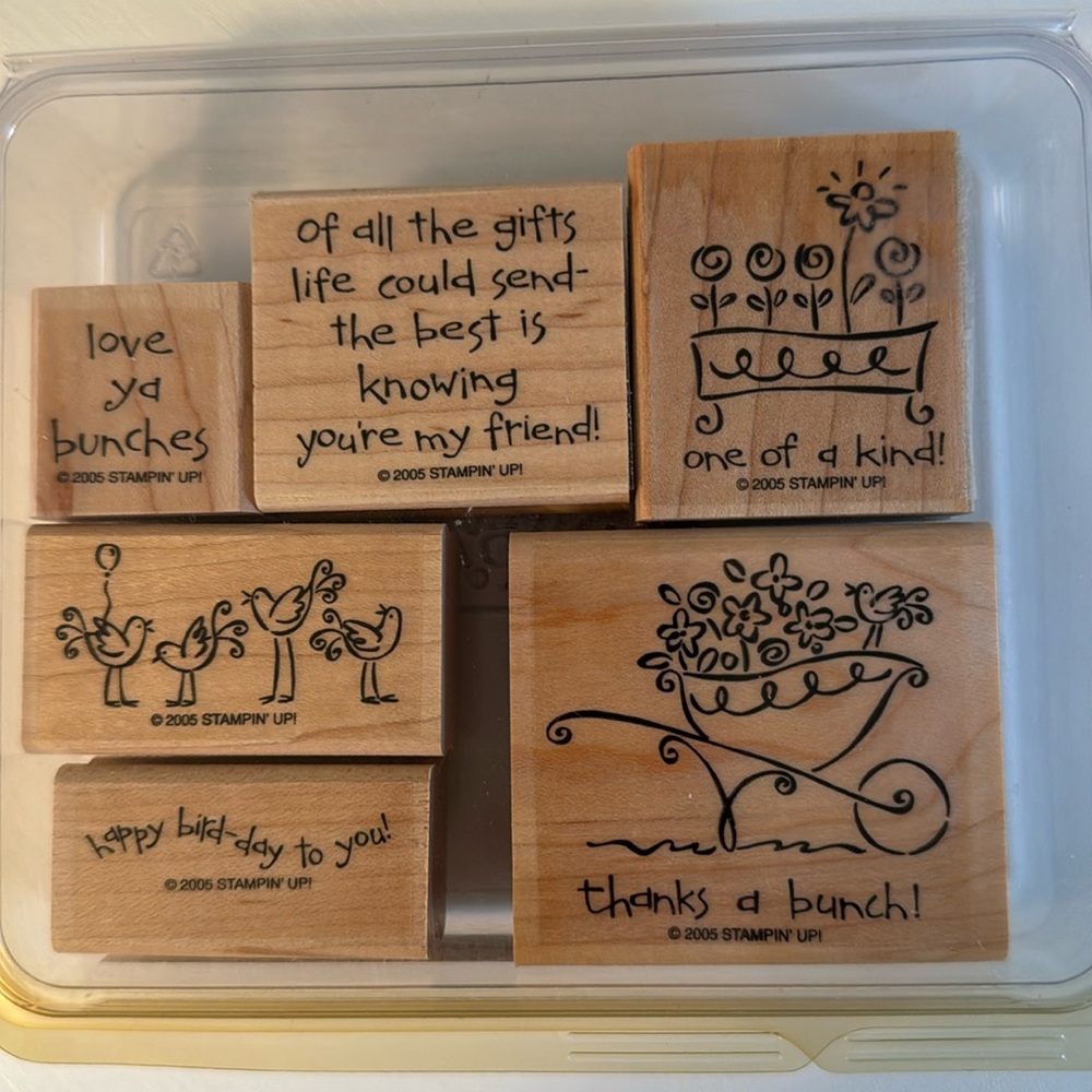Stampin’ Up! Love Ya Bunches Stamp Set Friend Friends